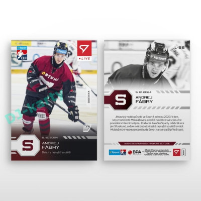 2024/25 Sportzoo ELH LIVE #L-56 Andrej Fábry xx/57