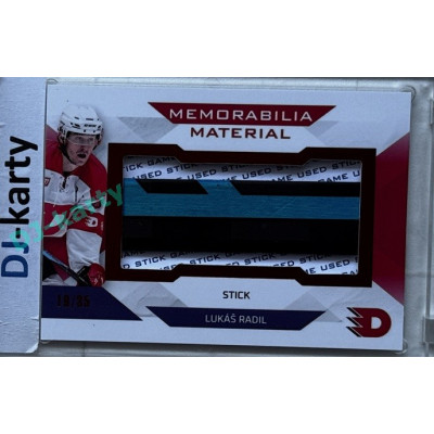 2024 Dynamo100 #MM-03 Lukáš Radil Memorabilia Material Red 19/35