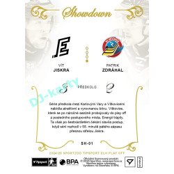 2024/25 Sportzoo ELH Play Off #SH-01 Vít Jiskra vs. Patrik Zdráhal Showdown