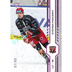 2024/25 Sportzoo ELH Play Off #415 Štěpán Pokorný Purple Iceberg xx/60