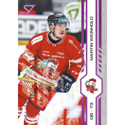 2024/25 Sportzoo ELH Play Off #430 Martin Weinhold Purple Iceberg xx/60