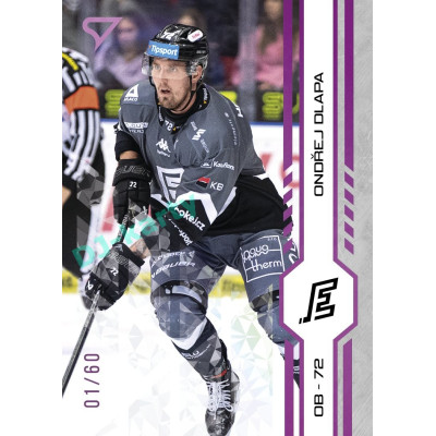 2024/25 Sportzoo ELH Play Off #432 Ondřej Dlapa Purple Iceberg xx/60