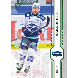 2024/25 Sportzoo ELH 1. serie #075 Tomáš Bartejs Green Glitter xx/30