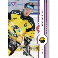 2024/25 Sportzoo ELH 1. serie #063 Kristaps Zile Purple Iceberg xx/60