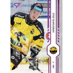 2024/25 Sportzoo ELH 1. serie #063 Kristaps Zile Purple Iceberg xx/60