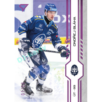 2024/25 Sportzoo ELH 1. serie #244 Ondřej Bláha Purple Iceberg xx/60