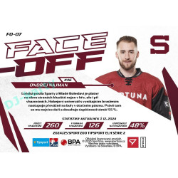 2024/25 Sportzoo ELH 2. serie #FO-07 Ondřej Najman Face-Off