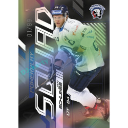 2024/25 Sportzoo ELH 2. serie #PS-78 Jan Schleiss Powerplay Squad Black Rainbow xx/99