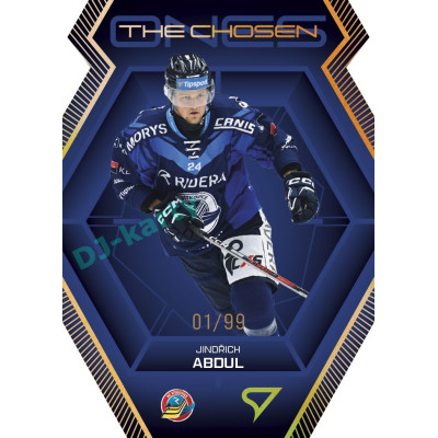 2024/25 Sportzoo ELH 2. serie #CO-22 Jindřich Abdul The Chosen Ones Gold Die Cut xx/99
