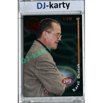 2018/19 OFS Karel Dvořák #294 07/10 20th Anniversary