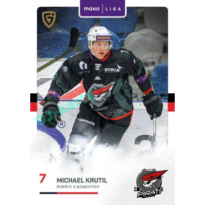 2025/26 Goal Cards Maxa liga #CHOM-07 Michael Krutil