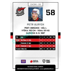 2025/26 Goal Cards Maxa liga #CHOM-08 Petr Ulrych