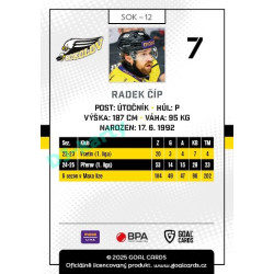 2025/26 Goal Cards Maxa liga #SOK-12 Radek Číp