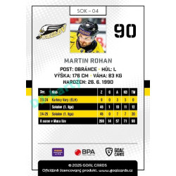 2025/26 Goal Cards Maxa liga #SOK-04 Martin Rohan