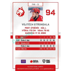 2025/26 Goal Cards Maxa liga #FMI-13 Vojtěch Střondala