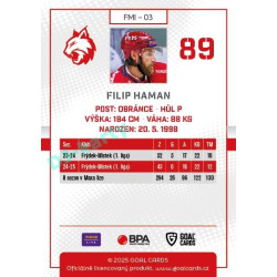 2025/26 Goal Cards Maxa liga #FMI-03 Filip Haman