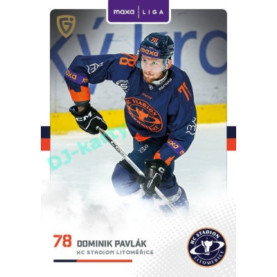 2025/26 Goal Cards Maxa liga #LIT-05 Dominik Pavlák
