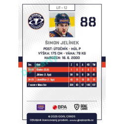 2025/26 Goal Cards Maxa liga #LIT-12 Šimon Jelínek