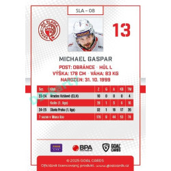 2025/26 Goal Cards Maxa liga #SLA-08 Michael Gaspar