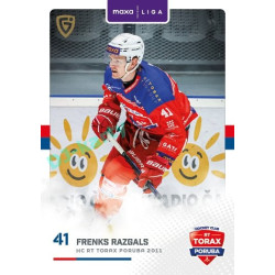 2025/26 Goal Cards Maxa liga #POR-12 Frenks Razgals