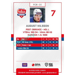 2025/26 Goal Cards Maxa liga #POR-05 August Nilsson