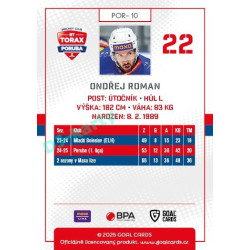 2025/26 Goal Cards Maxa liga #POR-10 Ondřej Roman