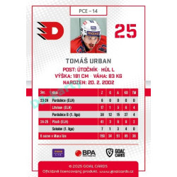 2025/26 Goal Cards Maxa liga #PCE-14 Tomáš Urban