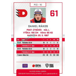 2025/26 Goal Cards Maxa liga #PCE-10 Daniel Rákos