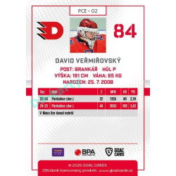 2025/26 Goal Cards Maxa liga #PCE-02 David Veřmiřovský