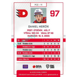 2025/26 Goal Cards Maxa liga #PCE-11 Daniel Herčík