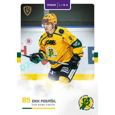 2025/26 Goal Cards Maxa liga #VSE-15 Erik Pospíšil