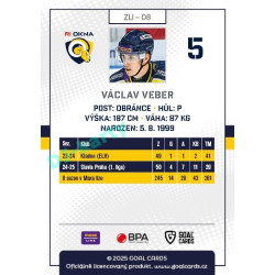 2025/26 Goal Cards Maxa liga #ZLI-08 Václav Veber