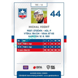 2025/26 Goal Cards Maxa liga #TRE-14 Michal Vodný 