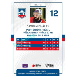 2025/26 Goal Cards Maxa liga #TRE-13 David Michálek