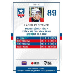 2025/26 Goal Cards Maxa liga #TRE-10 Ladislav Bittner