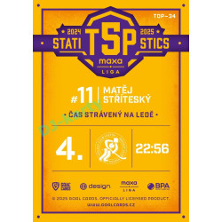 2025/26 Goal Cards Maxa liga #TOP-34 Matěj Stříteský Top 5 Statistics