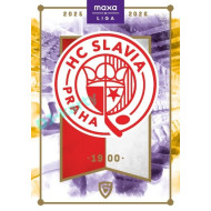 2025/26 Goal Cards Maxa liga #C-11 HC Slavia Praha Team Logo