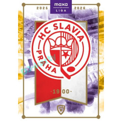2025/26 Goal Cards Maxa liga #C-11 HC Slavia Praha Team Logo
