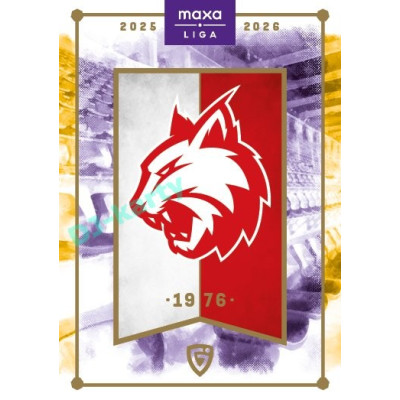2025/26 Goal Cards Maxa liga #C-13 HC Frýdek-Místek Team Logo