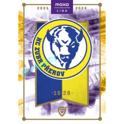 2025/26 Goal Cards Maxa liga #C-08 HC ZUBR Přerov Team Logo