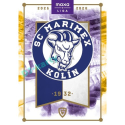 2025/26 Goal Cards Maxa liga #C-12 SC Marimex Kolín Team Logo