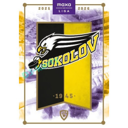 2025/26 Goal Cards Maxa liga #C-07 HC Baník Sokolov Team Logo
