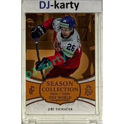 2024/25 LC Repre serie 2 #WCH-04 Jiří Ticháček IIHF World Championship 2025