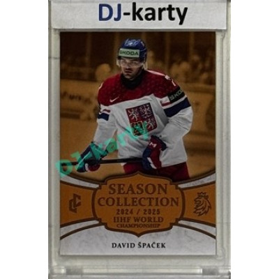 2024/25 LC Repre serie 2 #WCH-01 David Špaček IIHF World Championship 2025
