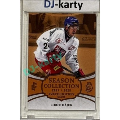 2024/25 LC Repre serie 2 #CHG-05 Libor Hájek Czech Hockey games 2025