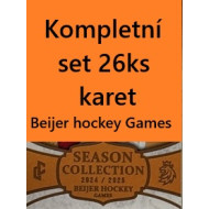2024/25 LC Repre serie 2 kompletní set Beijer Hockey Games 2025 26ks karet