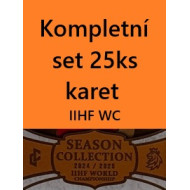 2024/25 LC Repre serie 2 kompletní set IIHF World Championship 2025 25ks karet