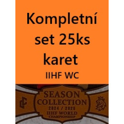 2024/25 LC Repre serie 2 kompletní set IIHF World Championship 2025 25ks karet