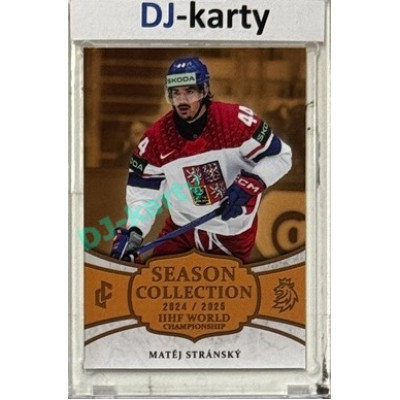2024/25 LC Repre serie 2 #WCH-16 Matěj Stránský IIHF World Championship 2025