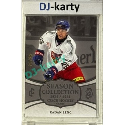 2024/25 LC Repre serie 2 #CHG-20 Radan Lenc Czech Hockey games 2025 Platinum xx/25